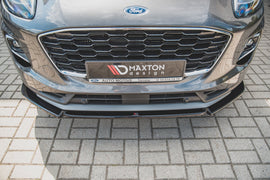 Maxton Design Front Ansatz passend für Ford Puma  schwarz Hochglanz
