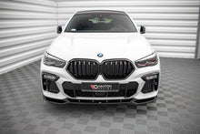 Laden Sie das Bild in den Galerie-Viewer, Maxton Design Front Ansatz V.1 für BMW X6 M-Paket G06 schwarz Hochglanz