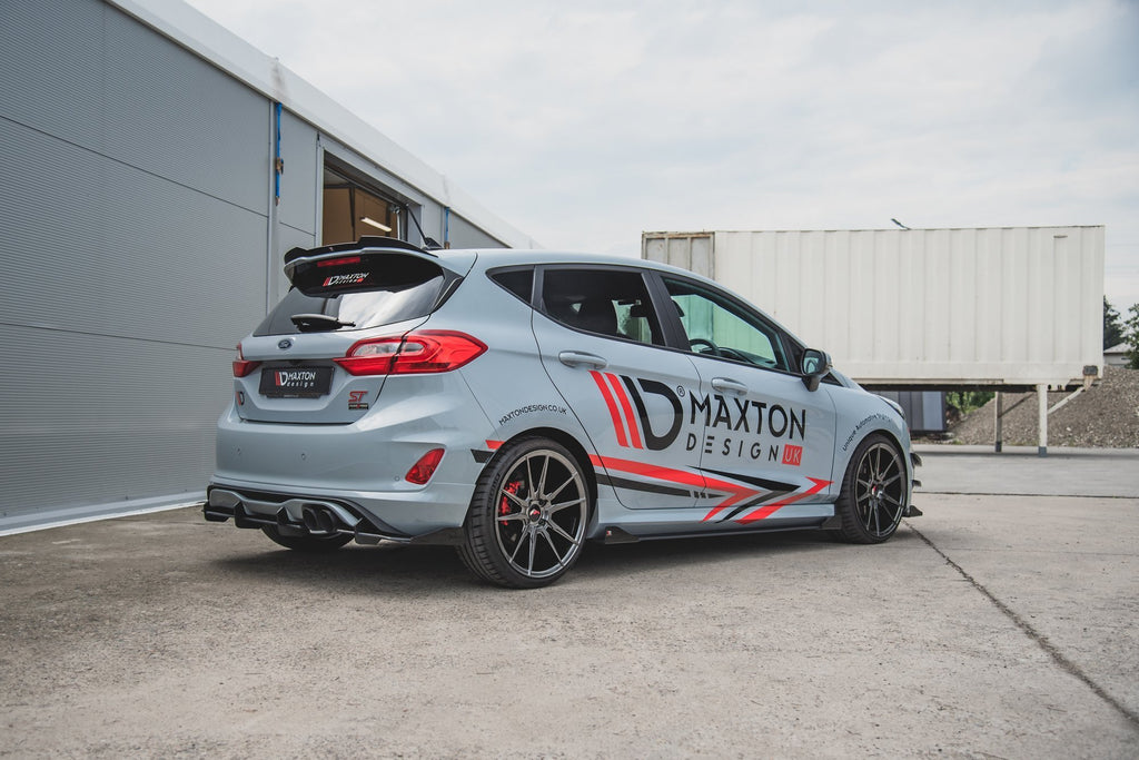 Maxton Design Robuster Racing Diffusor Heck Ansatz passend für Ford Fiesta Mk8 ST