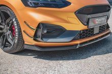 Laden Sie das Bild in den Galerie-Viewer, Maxton Design Front Ansatz passend für V.7 Ford Focus ST / ST-Line Mk4 schwarz Hochglanz