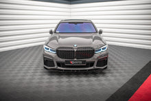 Laden Sie das Bild in den Galerie-Viewer, Maxton Design Front Ansatz V.1 für BMW 7 G11 M-Paket Facelift schwarz Hochglanz