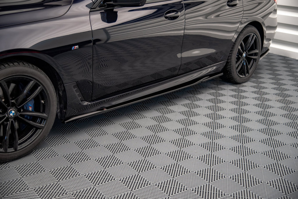 Maxton Design Seitenschweller Ansatz für BMW 6er GT G32 M-Paket schwarz Hochglanz