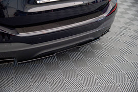 Maxton Design Mittlerer Diffusor Heck Ansatz für BMW 6er GT G32 M-Paket schwarz Hochglanz