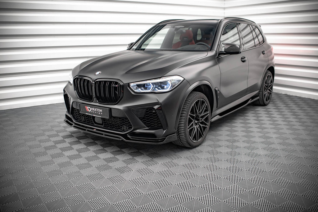 Maxton Design Seitenschweller Ansatz für BMW X5M F95 schwarz Hochglanz