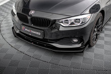 Laden Sie das Bild in den Galerie-Viewer, Maxton Design Front Flaps BMW 4er Gran Coupe F36 schwarz Hochglanz