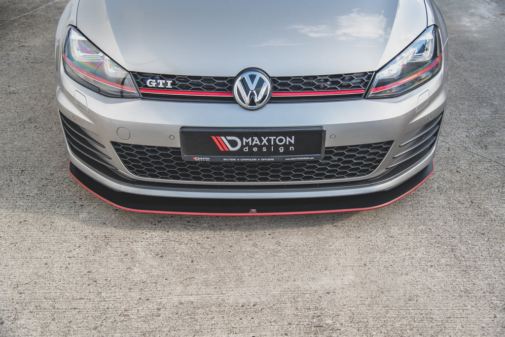 Maxton Design Racing Front Ansatz passend für VW Golf 7 GTI