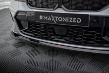 Laden Sie das Bild in den Galerie-Viewer, Maxton Design Front Ansatz V.2 für BMW 3er M340i / M-Paket G20 / G21 Facelift schwarz Hochglanz