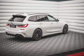 Maxton Design Seitenschweller Ansatz für V.2 für BMW 3er G20 / G21 M-Paket schwarz Hochglanz