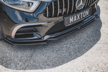 Laden Sie das Bild in den Galerie-Viewer, Maxton Design Front Ansatz passend für V.1 Mercedes-Benz CLS AMG-Line C257 schwarz Hochglanz