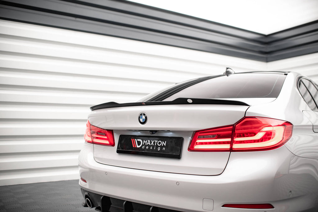 Maxton Design Spoiler CAP für BMW 5er G30 schwarz Hochglanz