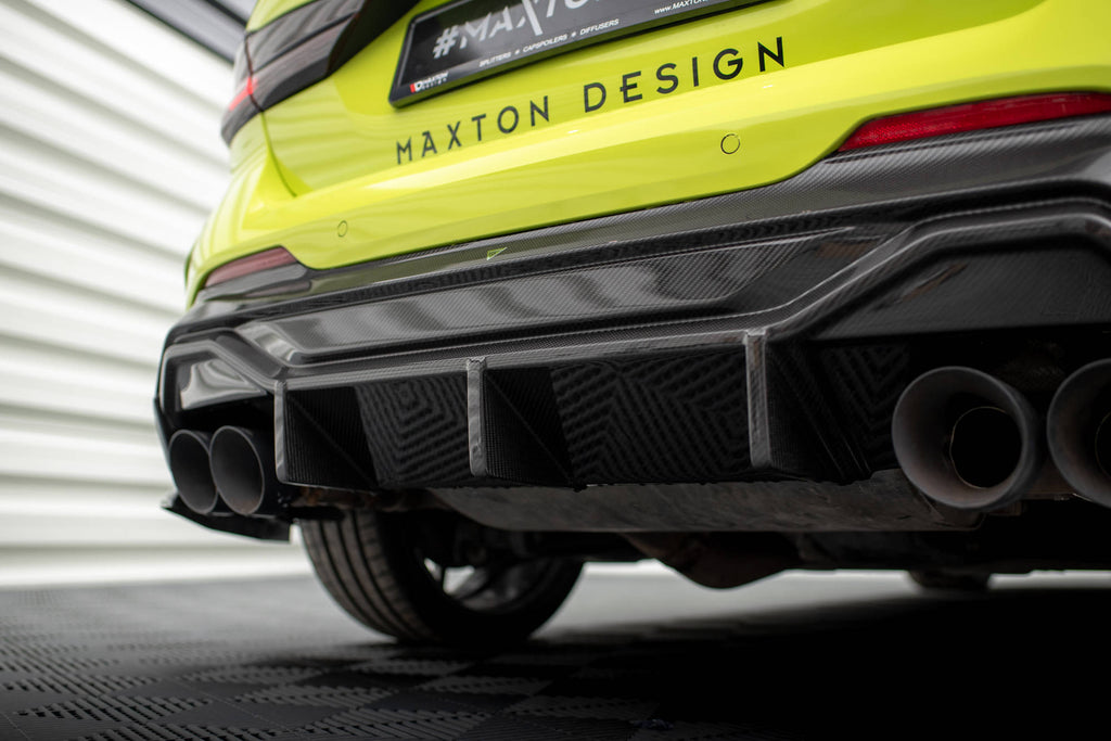 Maxton Design Carbon Fiber Diffusor Heck Ansatz V.1 für BMW 1er F40 M