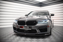 Laden Sie das Bild in den Galerie-Viewer, Maxton Design Front Ansatz V.3 für BMW M5 F90 Facelift schwarz Hochglanz