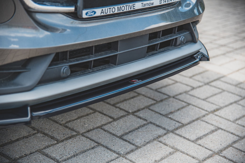 Maxton Design Front Ansatz passend für Ford Puma  schwarz Hochglanz