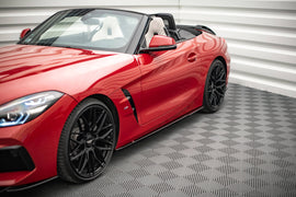 Maxton Design Seitenschweller Ansatz für BMW Z4 M-Paket G29 schwarz Hochglanz