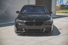 Laden Sie das Bild in den Galerie-Viewer, Maxton Design Front Ansatz V.3 für BMW 5er F10/F11 M-Paket schwarz Hochglanz