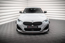 Laden Sie das Bild in den Galerie-Viewer, Maxton Design Front Ansatz V.3 für BMW 2 Coupe M-Paket / M240i G42 schwarz Hochglanz