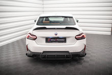 Laden Sie das Bild in den Galerie-Viewer, Maxton Design Street Pro Heck Ansatz Flaps Diffusor +Flaps für BMW 2 Coupe M-Paket G42 schwarz Hochglanz