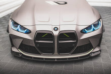 Laden Sie das Bild in den Galerie-Viewer, Maxton Design Carbon Fiber Front Grill + License Plate Holder Base BMW M4 G82  / M3 G80