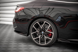 Maxton Design Heck Ansatz Flaps Diffusor V.2 für BMW 4er M-Paket G22 schwarz Hochglanz