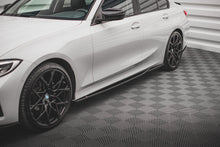 Laden Sie das Bild in den Galerie-Viewer, Maxton Design Seitenschweller Ansatz für BMW 3er G20 / G21 schwarz Hochglanz