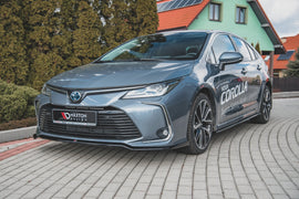 Maxton Design Front Ansatz passend für Toyota Corolla XII Limousine  schwarz Hochglanz