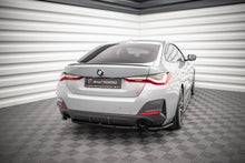 Laden Sie das Bild in den Galerie-Viewer, Maxton Design Mittlerer Diffusor Heck Ansatz für BMW 4er Gran Coupe M-Paket G26 schwarz Hochglanz