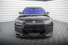 Laden Sie das Bild in den Galerie-Viewer, Maxton Design Front Ansatz V.1 für BMW 7 M-Paket / M760e G70 schwarz Hochglanz