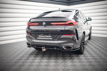 Laden Sie das Bild in den Galerie-Viewer, Maxton Design Mittlerer Diffusor Heck Ansatz DTM Look für V.3 BMW X6 M-Paket G06 schwarz Hochglanz