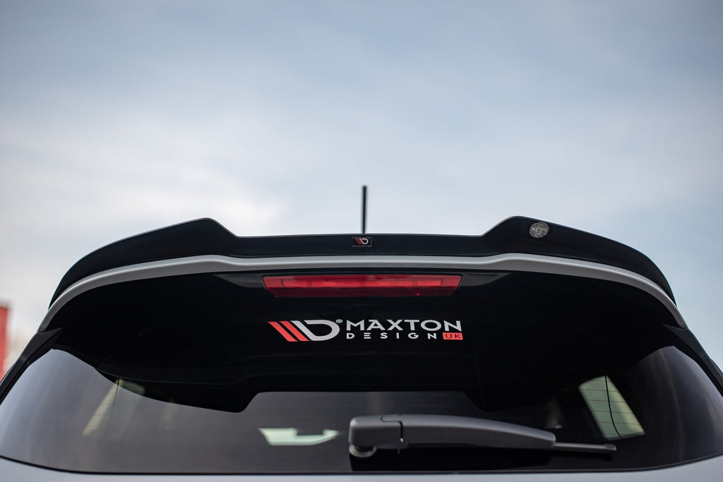 Maxton Design Spoiler CAP passend für V.2 Ford Fiesta Mk8 ST / ST-Line schwarz Hochglanz
