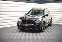 Laden Sie das Bild in den Galerie-Viewer, Maxton Design Front Ansatz V.1 für BMW X7 M G07 schwarz Hochglanz