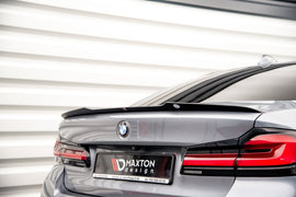 Maxton Design Spoiler CAP für BMW 5er G30 Facelift M-Paket schwarz Hochglanz