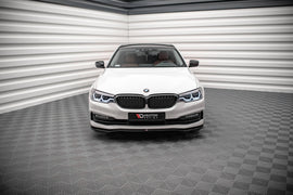 Maxton Design Front Ansatz V.1 für BMW 5er G30 schwarz Hochglanz