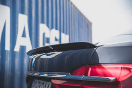 Maxton Design Spoiler CAP für BMW 7 M-Paket G11 schwarz Hochglanz