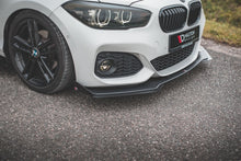 Laden Sie das Bild in den Galerie-Viewer, Maxton Design Robuste Racing Front Ansatz V.3 für passend +Flaps für BMW 1er F20 M-Paket Facelift / M140i  schwarz Hochglanz