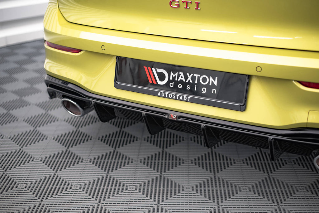 Maxton Design Diffusor Heck Ansatz für Volkswagen Golf 8 GTI Clubsport