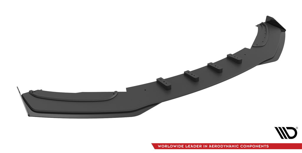 Maxton Design Street Pro Front Ansatz für +Flaps für + Flaps BMW 4er Gran Coupe F36 schwarz Hochglanz