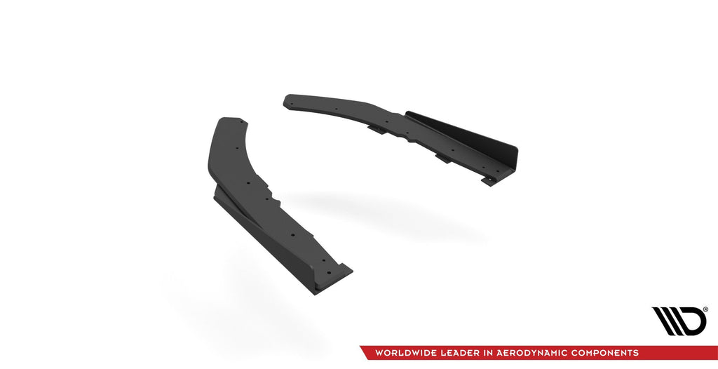 Maxton Design Street Pro Heck Ansatz Flaps Diffusor +Flaps für BMW 4er M-Paket G22 schwarz Hochglanz