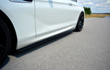 Maxton Design Seitenschweller Ansatz passend für BMW 6er F13 M Paket schwarz Hochglanz