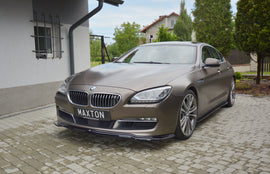 Maxton Design Front Ansatz passend für BMW 6er GRAN COUPE schwarz Hochglanz