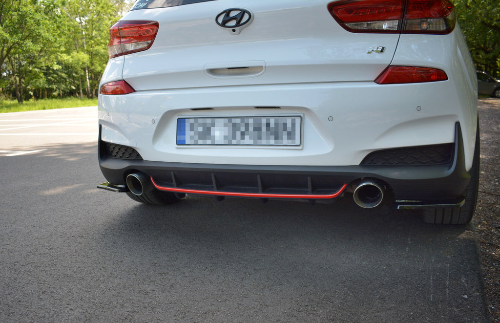 Maxton Design Diffusor Heck Ansatz passend für Hyundai I30 N Mk3 Hatchback