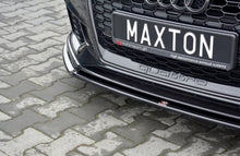 Laden Sie das Bild in den Galerie-Viewer, Maxton Design Front Ansatz passend für V.2 Audi RS3 8V FL Sportback schwarz Hochglanz
