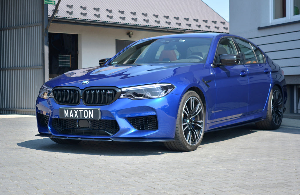 Maxton Design Front Ansatz passend für V.2 BMW M5 F90 schwarz Hochglanz