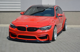 Maxton Design Front Ansatz passend für V.1 BMW M3 F80  schwarz Hochglanz