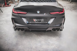 Maxton Design Mittlerer Diffusor Heck Ansatz für BMW M8  Gran Coupe F93 schwarz Hochglanz