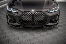 Laden Sie das Bild in den Galerie-Viewer, Maxton Design Front Ansatz V.2 für BMW 4er M-Paket G22 schwarz Hochglanz