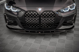 Maxton Design Front Ansatz V.1 für BMW 4er M-Paket G22 schwarz Hochglanz