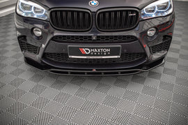 Maxton Design Front Ansatz V.2 für BMW X5 M F85 / X6 M F86 schwarz Hochglanz