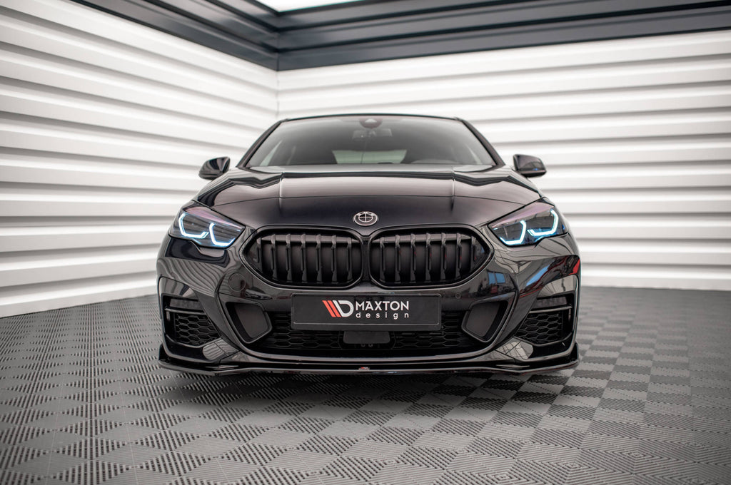 Maxton Design Front Ansatz V.3 für BMW 2 Gran Coupe M-Paket / M235i F44 schwarz Hochglanz