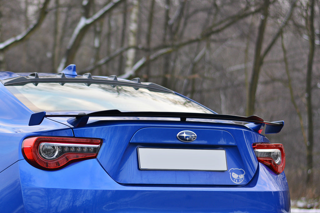 Maxton Design Spoiler CAP passend für V.2 SUBARU BRZ/ TOYOTA GT86 FACELIFT   schwarz Hochglanz