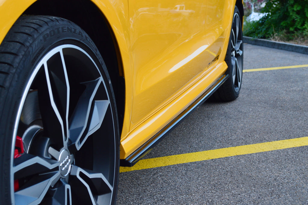 Maxton Design Seitenschweller Ansatz passend für Audi S1 8X schwarz Hochglanz
